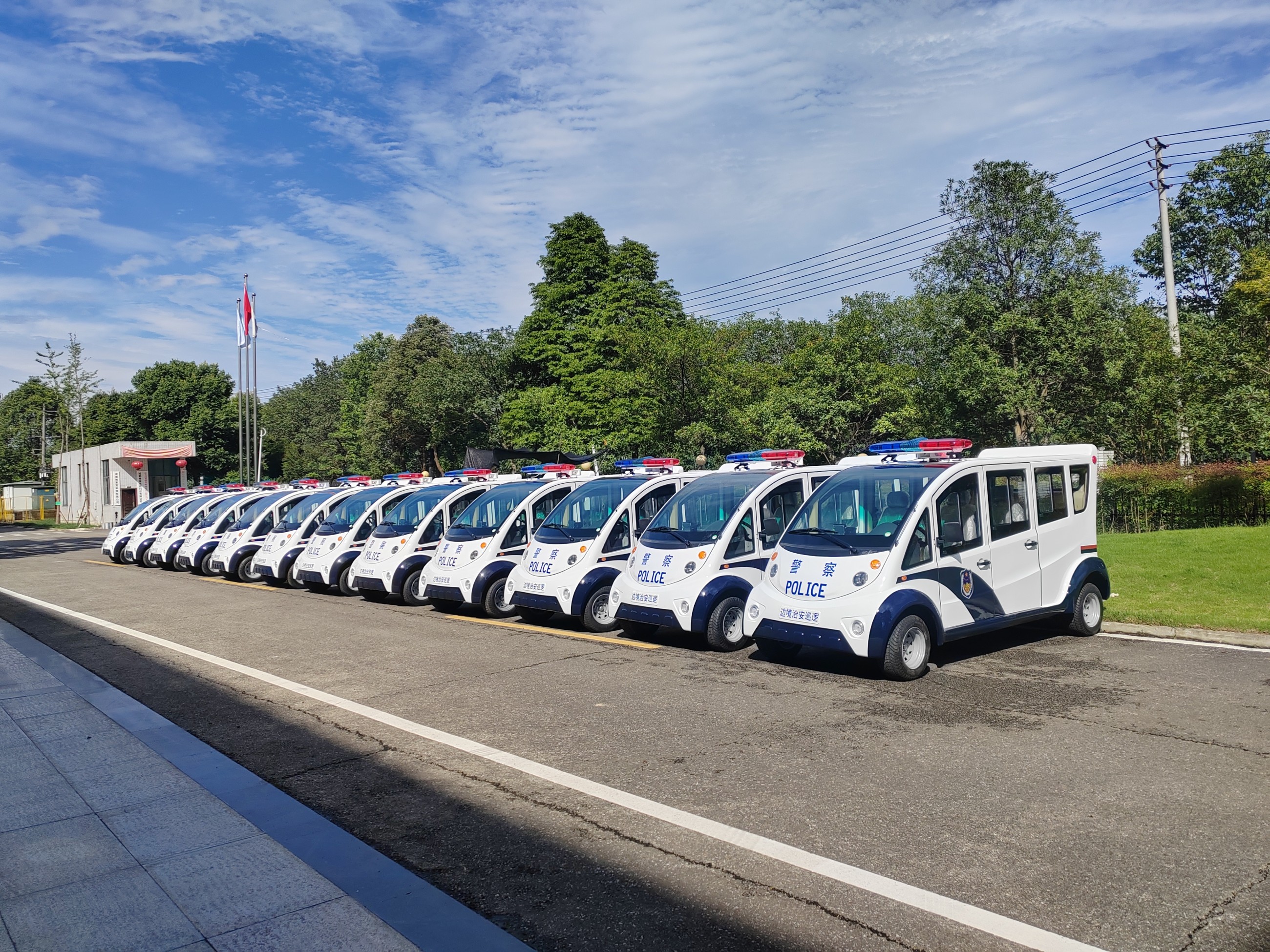 【独家揭秘】道达电动车批量交付边境治安巡逻电动巡逻车，守护平安边境！